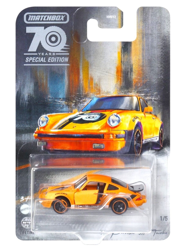 Vehicul Moving Parts 70 Years Special Edition Porsche 911 Turbo (HMV13)