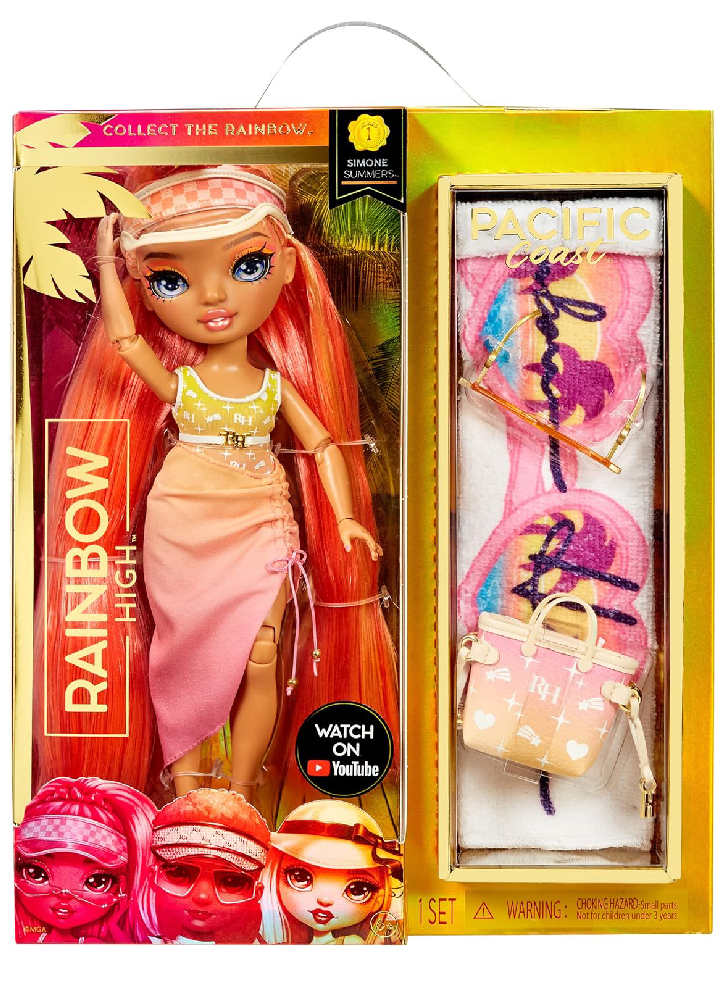 Papusa Rainbow High Pacific Coast Simone Summers (Sunrise) Koukla (578383EUCG)