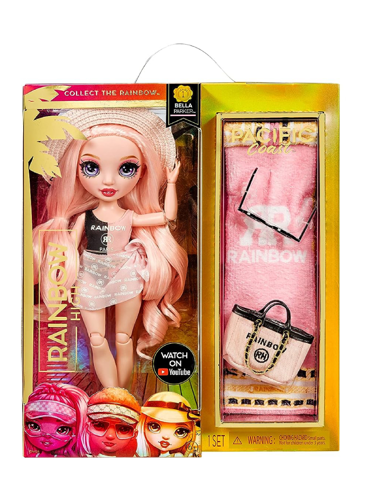Papusa Rainbow High Pacific Coast Bella Parker (Pink) Koukla (578352EUCG)