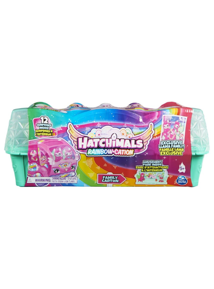 Set Hatchimals S12 Family Adventures Egg Carton-Llama (6064445)