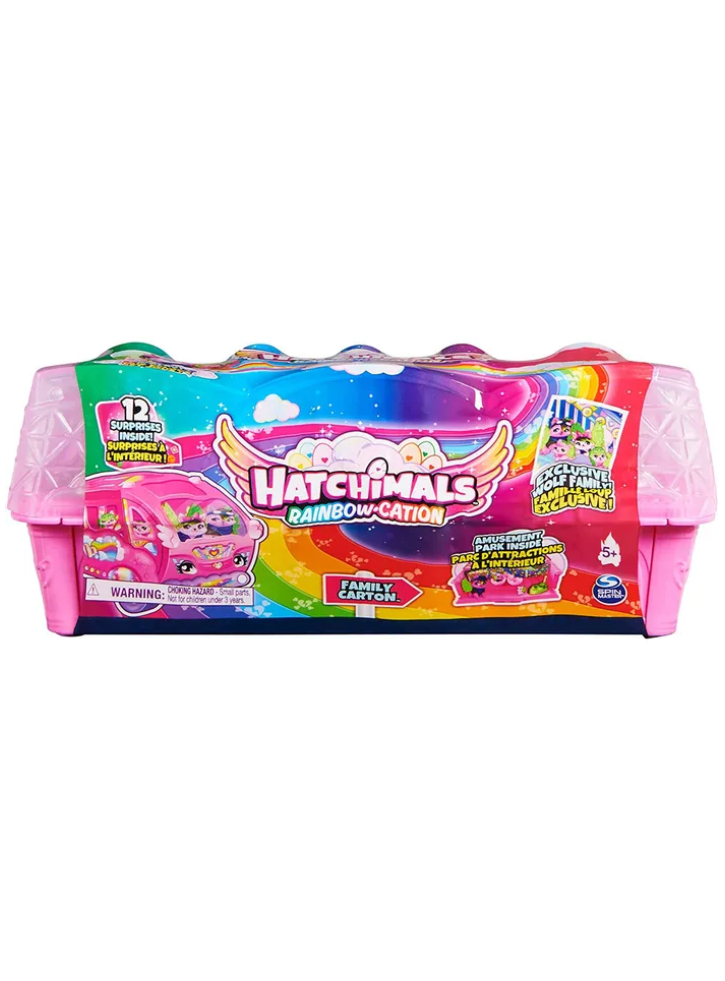 Set Hatchimals S12 Family Adventures Egg Carton Wolf (6064444)