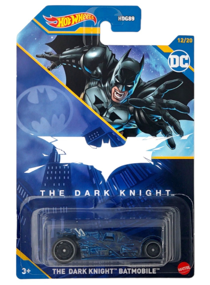 Hot Wheels DC Batman The Dark Knight - The Dark Knight Batmobile Vehicle (HLK66)