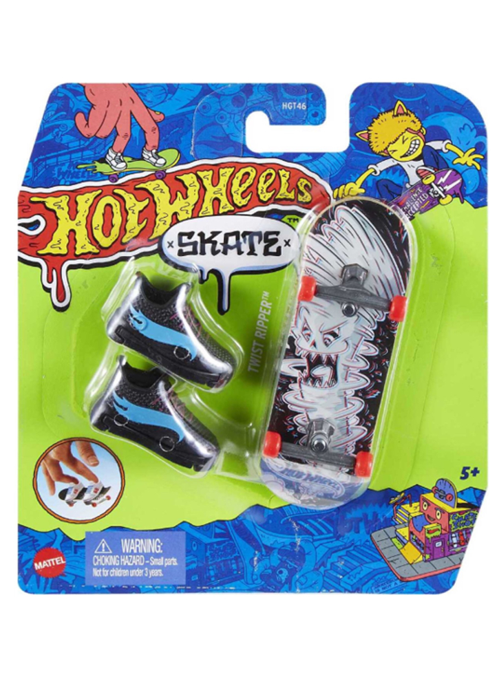 Set Hot Wheels Skate - Twist Ripper Challenge Accepted Fingerboard Set (HNG40)