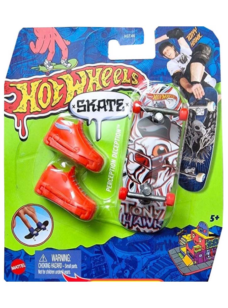 Set Hot Wheels Skate - Perception Deception Tony Hawk Fingerboard Set (HNG41)