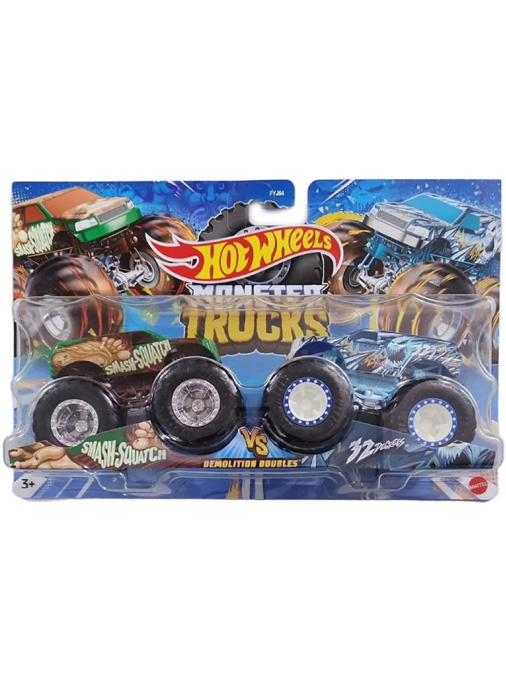 Hot Wheels Monster Trucks Demolition Doubles - Smash-Squatch VS 32 Degrees (HLT65)