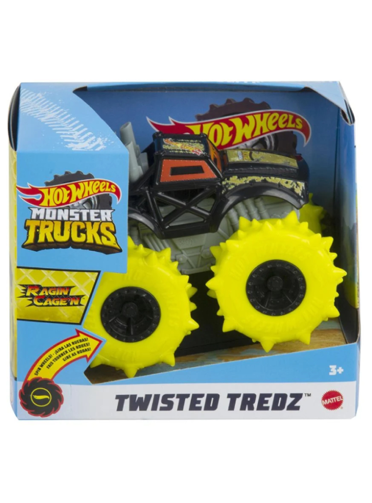 Hot Wheels Monster Trucks Twisted Tredz 1:43 - Ragin Cagen (GVK43)