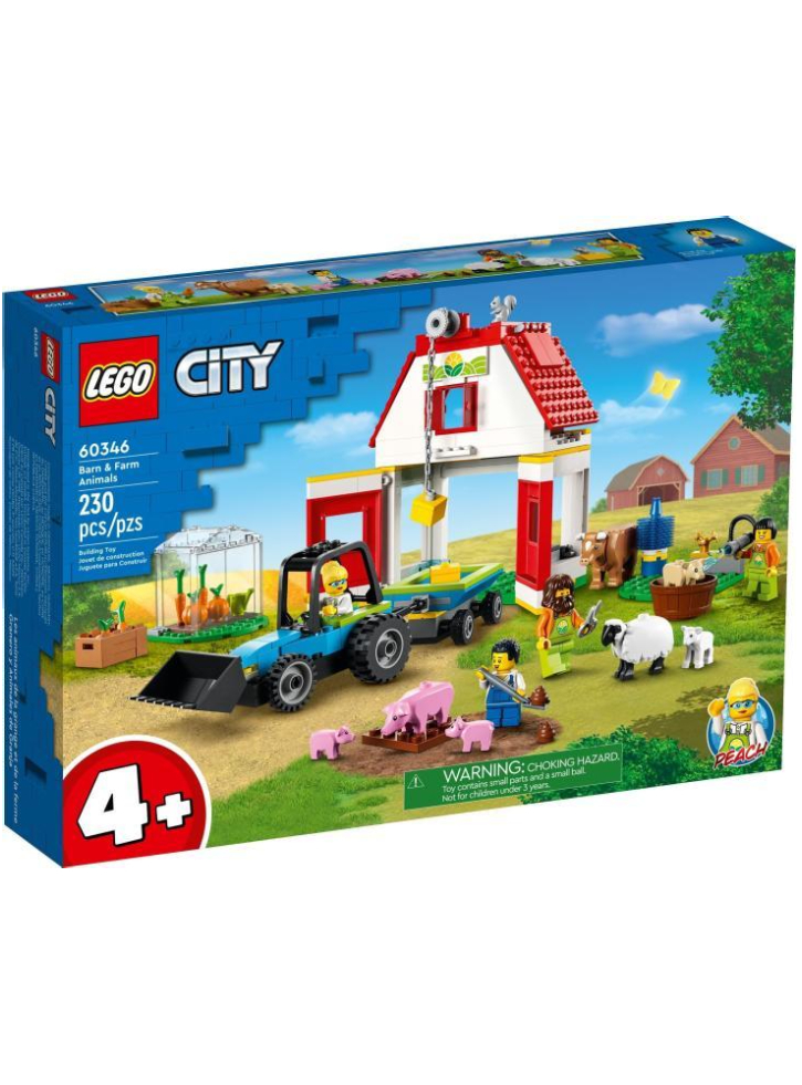 Set LEGO City Barn & Farm Animals (60346)