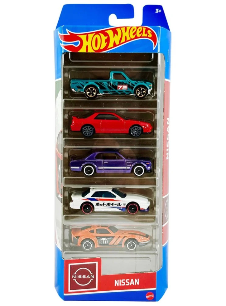 Set Hot Wheels - Nissan (Set Of 5) (HLY73)
