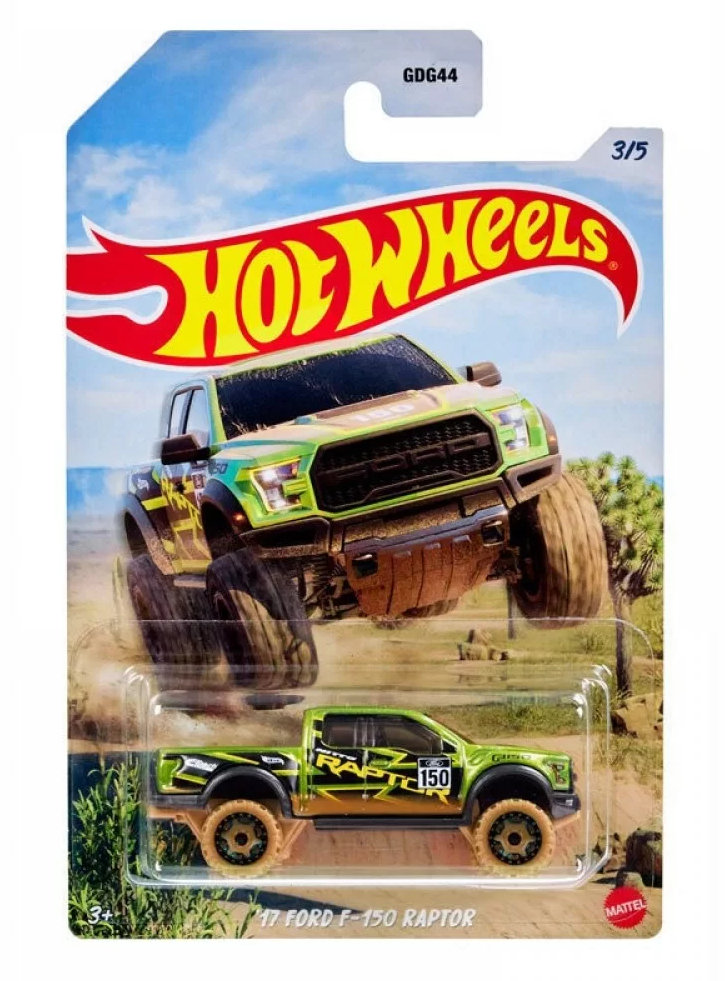 Hot Wheels Baja Cars 4X4 - 17 Ford F-150 Raptor (HLK22)