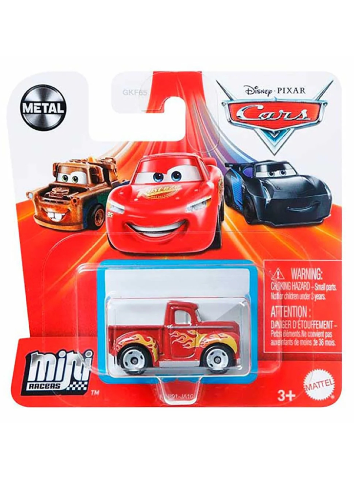 Vehicul Disney Cars Mini Racers - Hot Rod Smokey (HLT95)