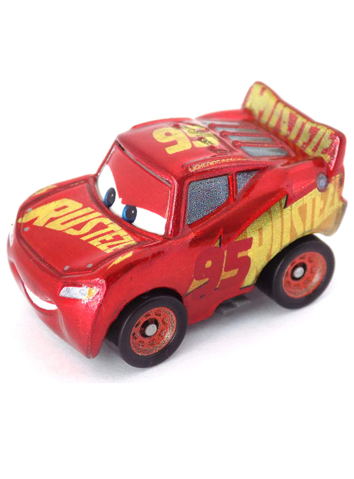Masina Disney Cars Mini Racers - Rusteze Racing Center Lightning McQueen (HLT89)