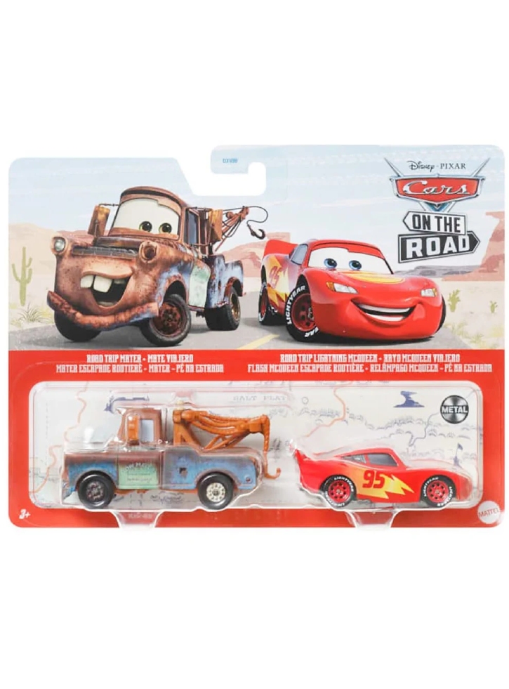 Set Disney Pixar Cars On the Road - Road Trip Mater Lightning McQueen (HLH57)