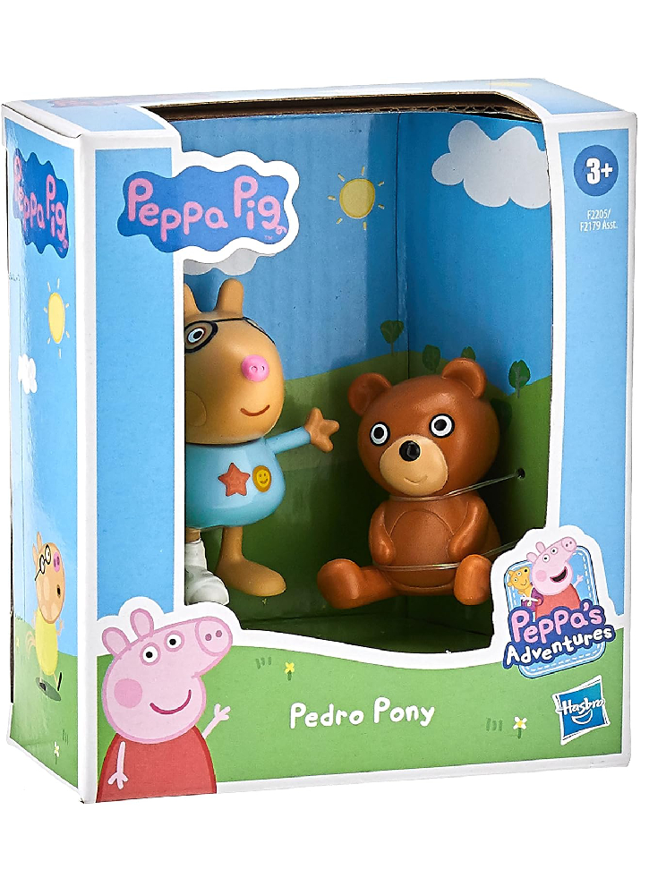Peppa Pig Peppas Adventures - Pedro Pony With Bear (F2205)