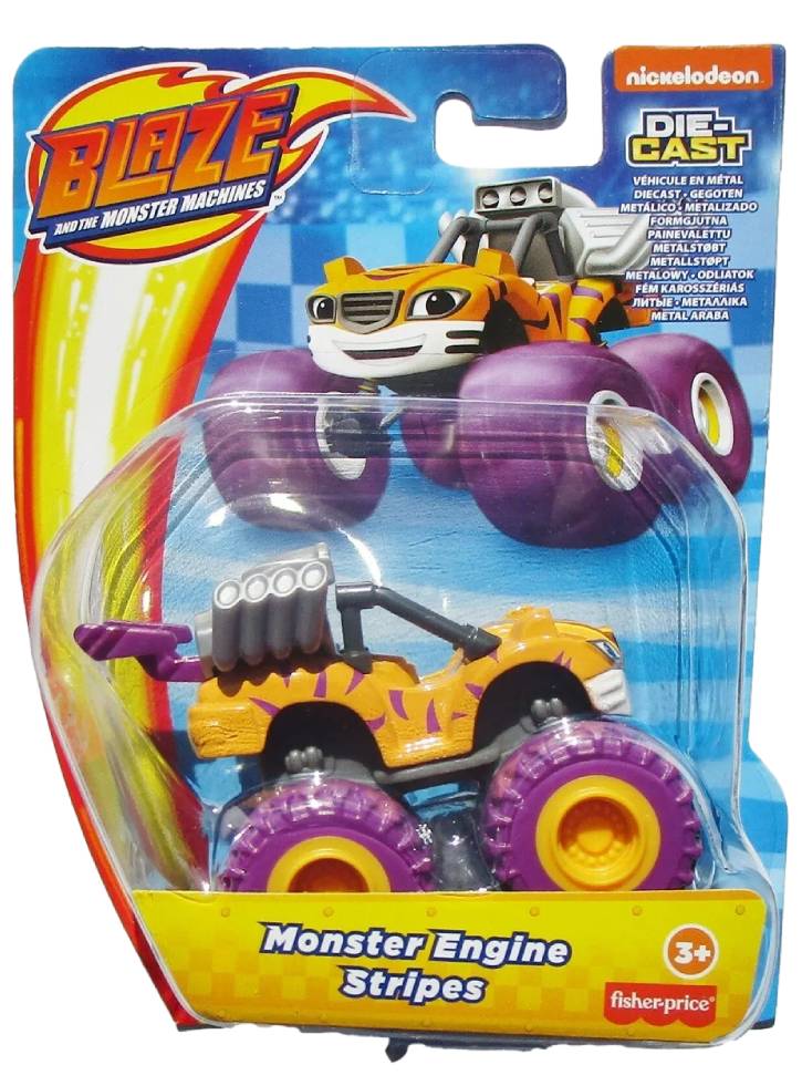 Nickelodeon Blaze & Monster Machines Die-Cast Monster Engine Stripes (GWX79)