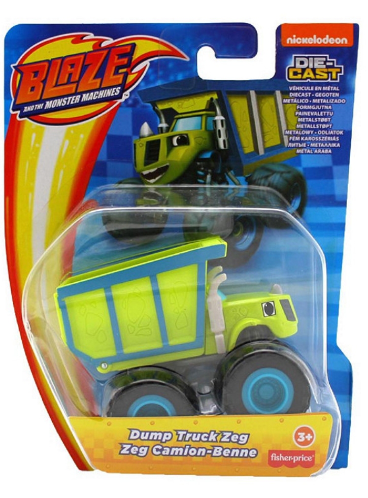 Masina Nickelodeon Blaze and the Monster DieCast Dump Truck Zeg (GYD03)