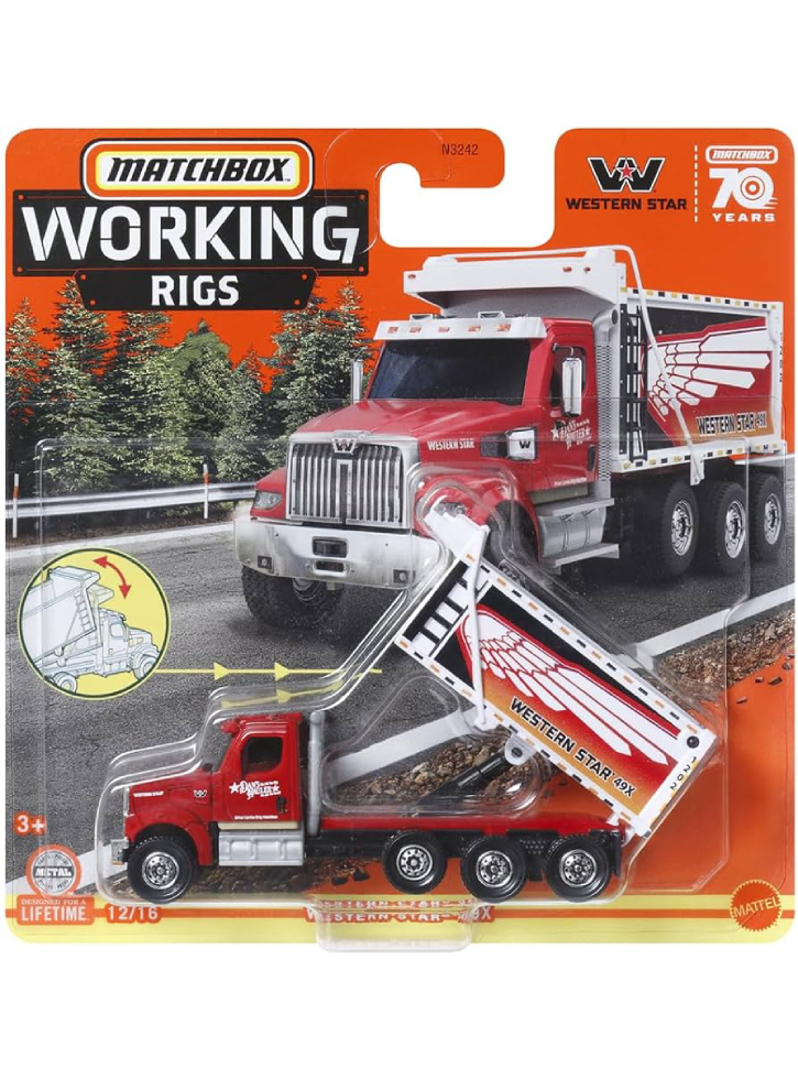 Vehicul Matchbox Real Working Rigs Western Star 49X (HLM99)