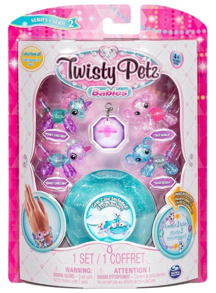Twisty Petz Babies Pinky Unicorn, Dot Koala, Binky Unicorn Dash Koala (20104379)