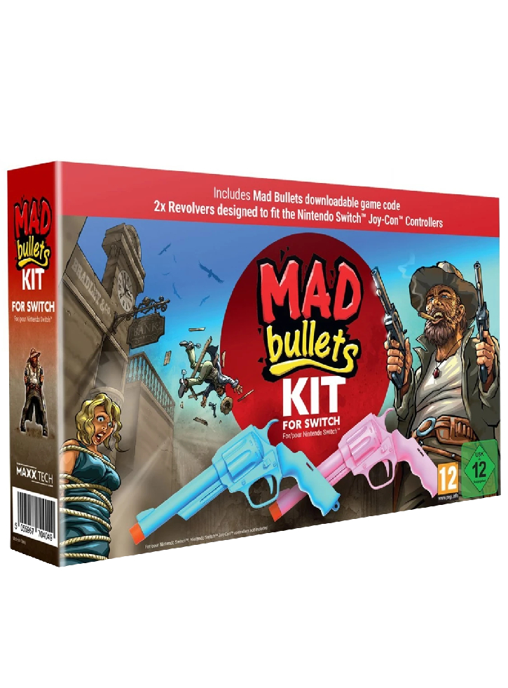 Mad Bullets + 2 Revolvers Kit - Nintendo Switch
