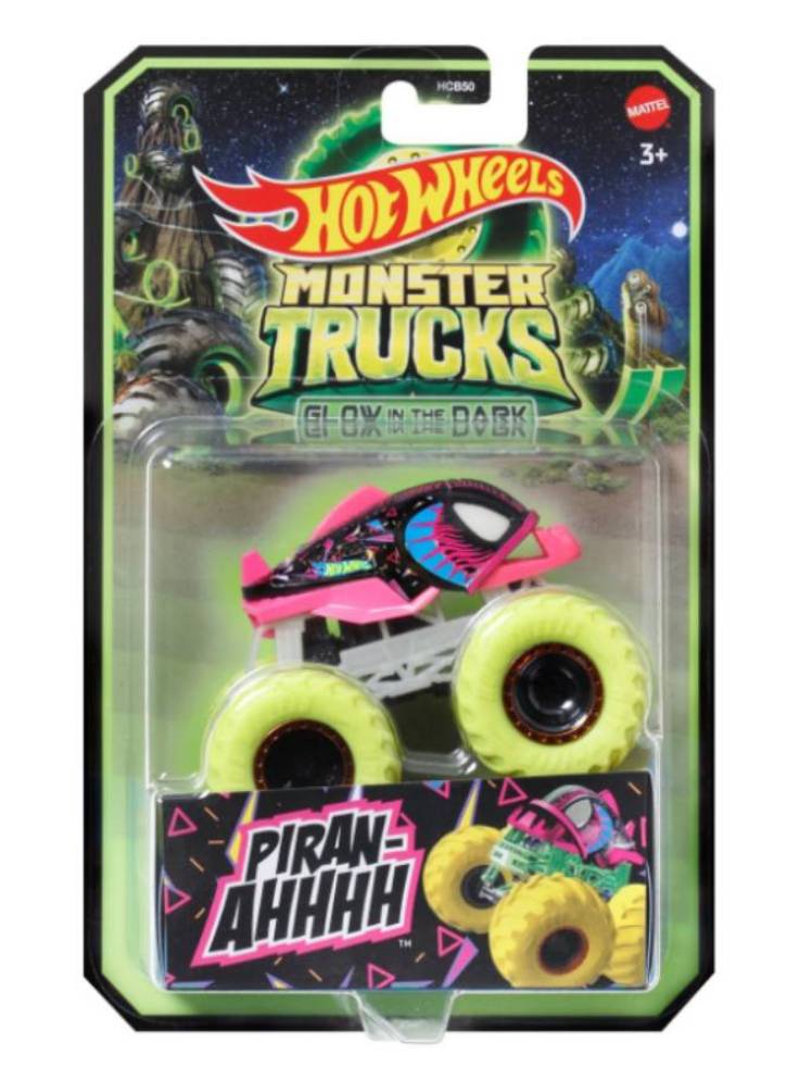 Hot Wheels Monster Trucks Glow in The Dark - Piran-ahhh (HGX14)