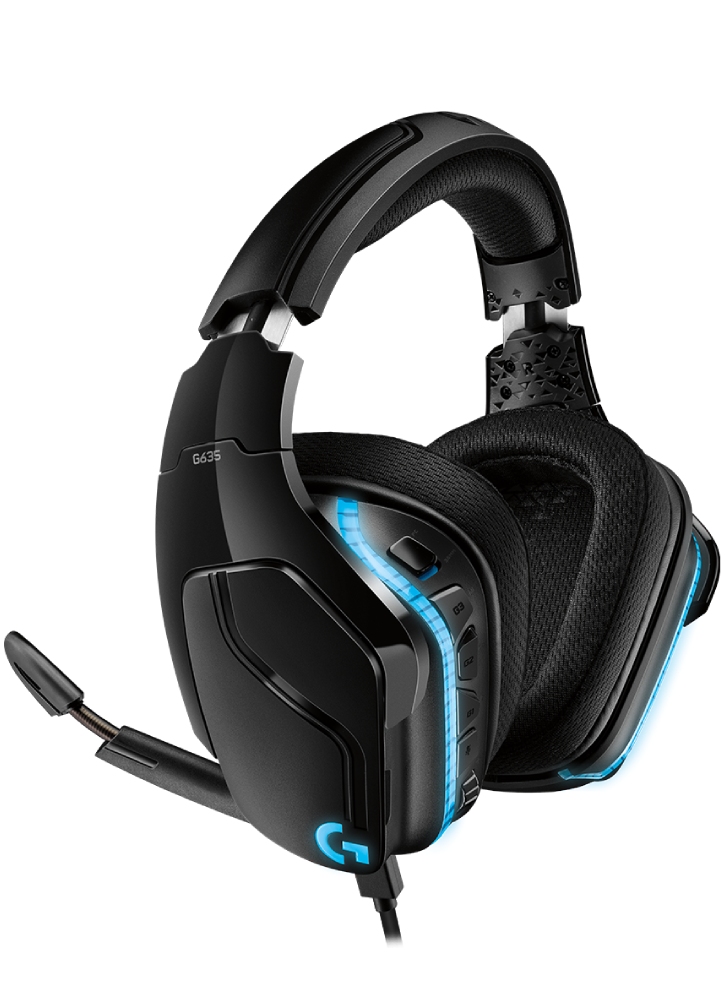 Casti Logitech G635 7.1 Surround Sound LightSync - PC