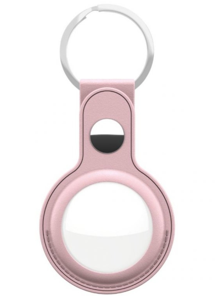 Keybudz Leather AirTag Pink