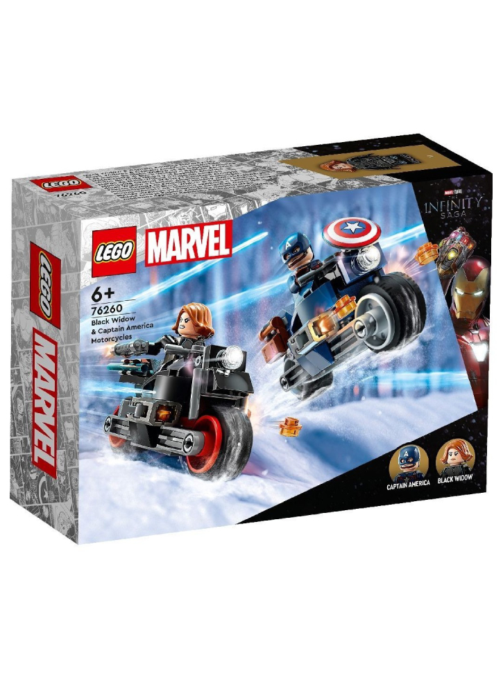 LEGO Super Heroes Black Widow & Captain America Motorcycles (76260)