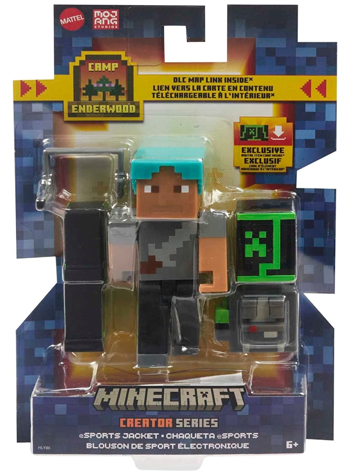 Figurina Minecraft Creator Series - eSports Jacket 8cm (HLY86)
