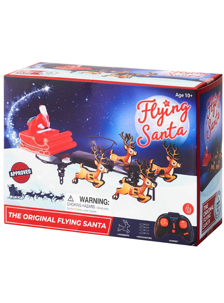 RC Flying Santa