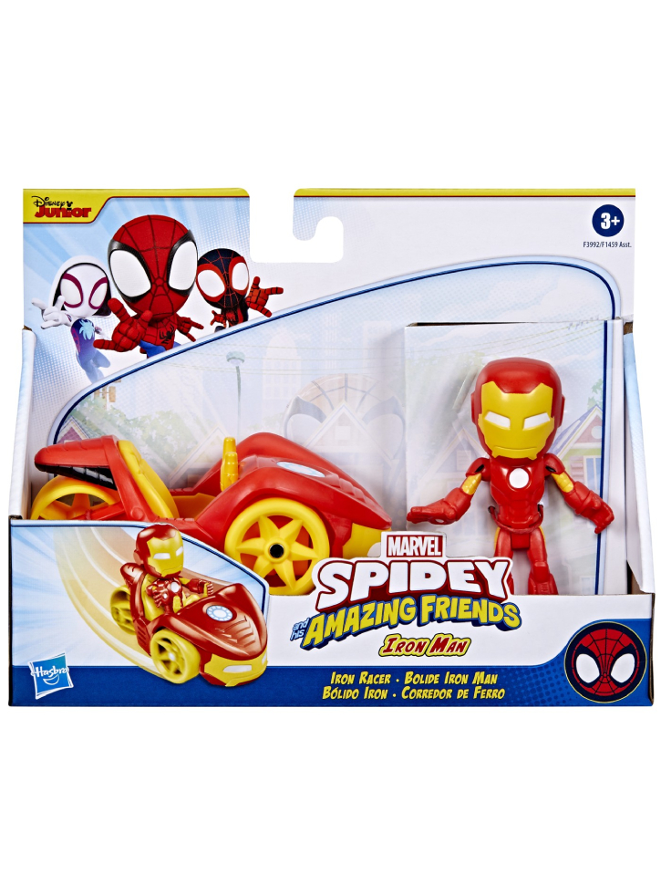 Disney Marvel Spidey and his Amazing Friends Iron Man Racer (F3992)