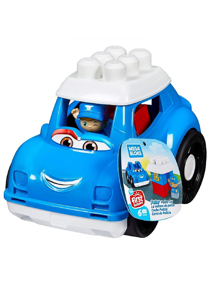 Vehicul Mega Bloks First Builders Peter Police (GCX08)