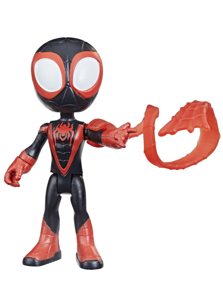 Figurina Marvel Spidey And His Amazing Friends Miles Morales Spider-Man Mini 10cm (F1936)