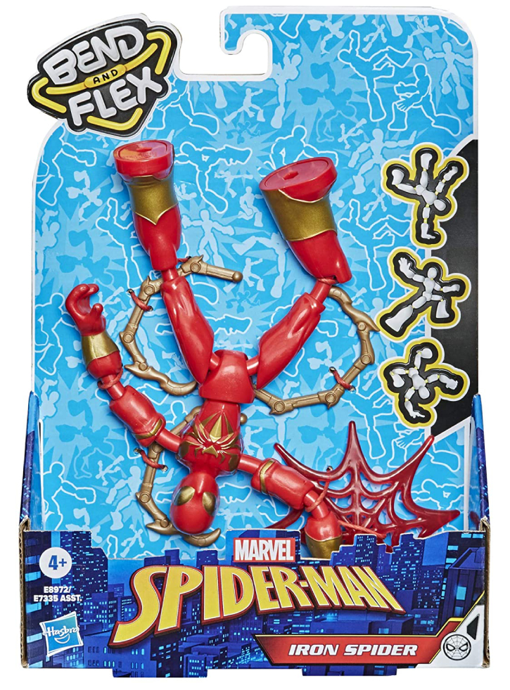 Figurina Marvel Spider-Man Bend And Flex Iron Spider 15cm (E8972)