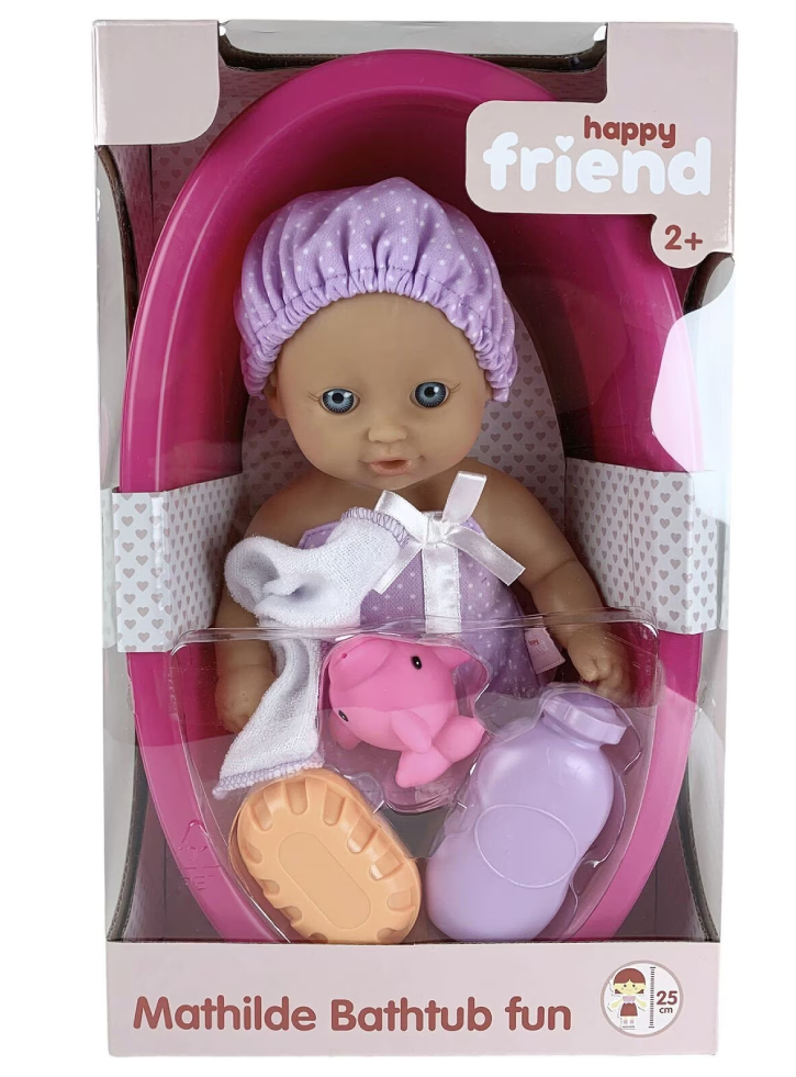 Papusa Happy Friend Mathilde Bathtub Fun 25cm (504207)
