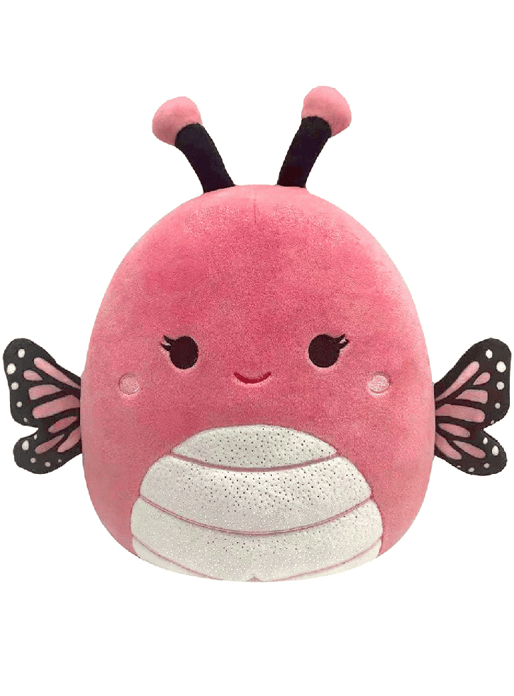 Plus Reversibil Squishmallows Flip A Mallow Caterpillar/Butterfly 13cm