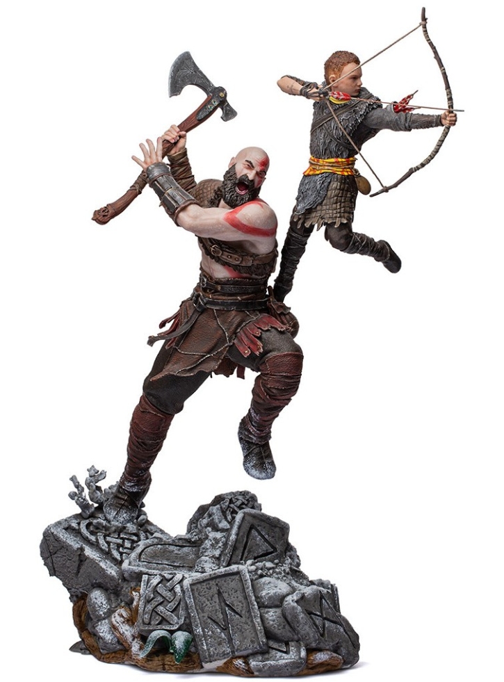 Figurina Iron Studios BDS God of War Kratos & Atreus (1/10)