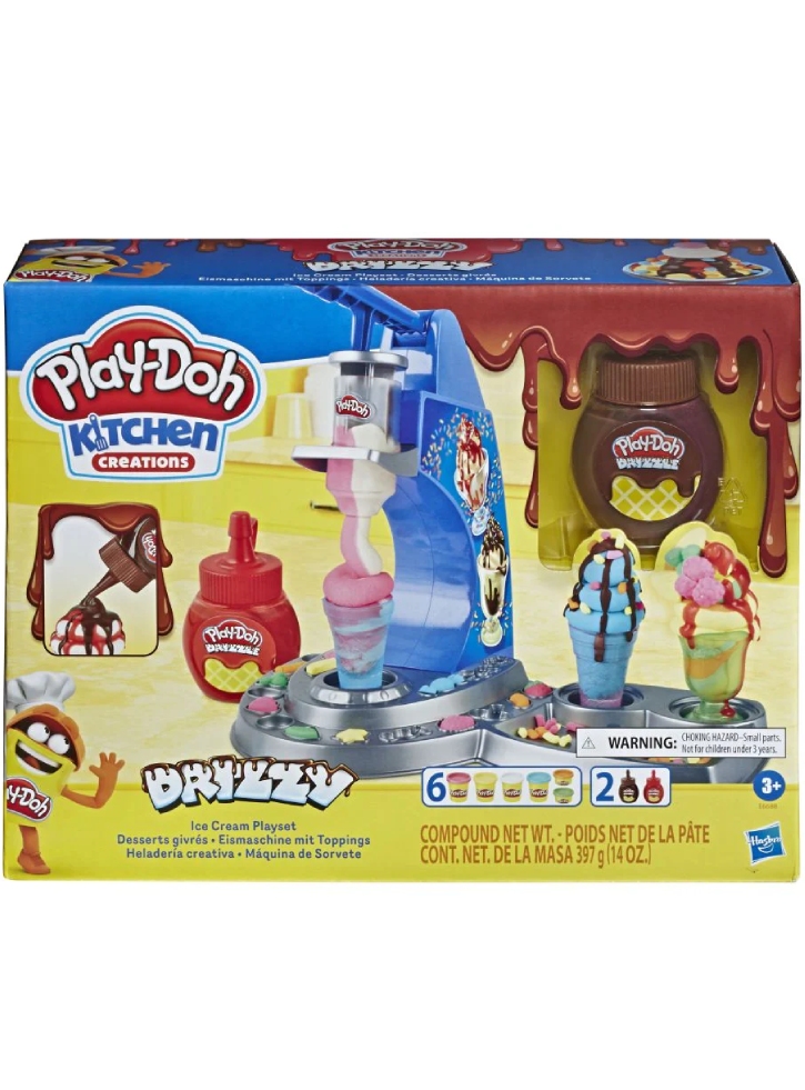 Set Plastilina Play-Doh Kitchen Creations Drizzy Ice Cream (E6688)