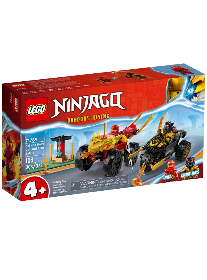 LEGO Ninjago Kai and Ras's Car & Bike Battle (71789)