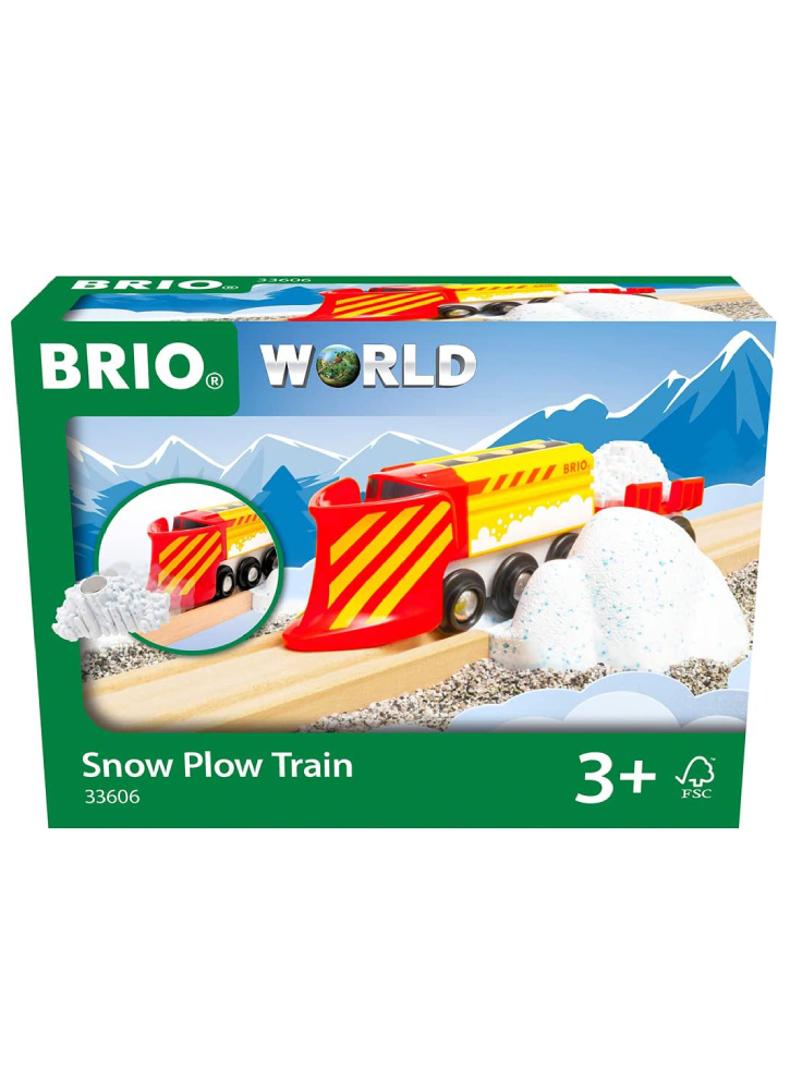 Trenul BRIO & snow plow (33606)