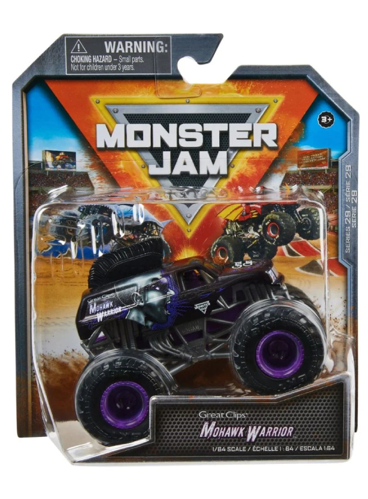 Monster Jam Series 29 Great Clips Mohawk Warrior (1:64) (20141163)