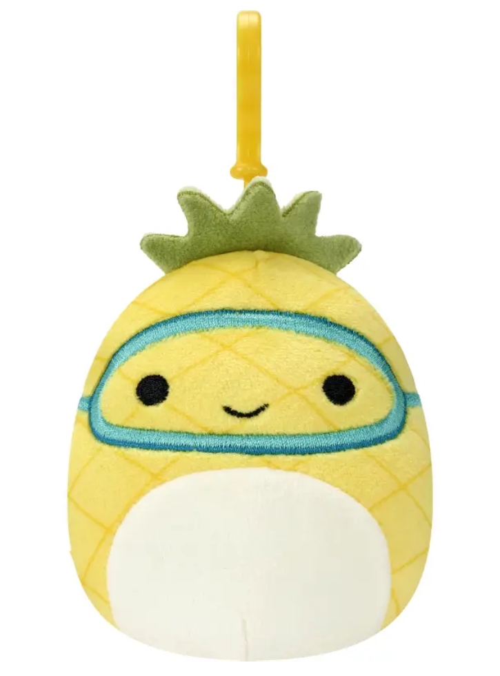 Plus Squishmallows Clip On Maui the Pineapple 9cm