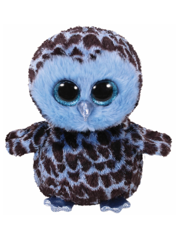 Plus TY Beanie Boo Yago Owl Blue 24cm (1607-37267)
