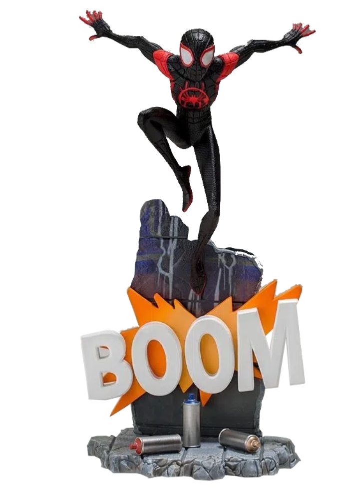 Figurina Iron Studios Spider-Man Into The Spider-Verse Miles Morales Scale 1/10
