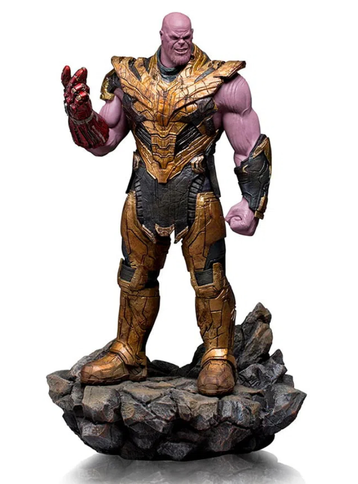 Figurina Iron Studios Avengers Endgame Black Order Thanos Deluxe Scale 1/10