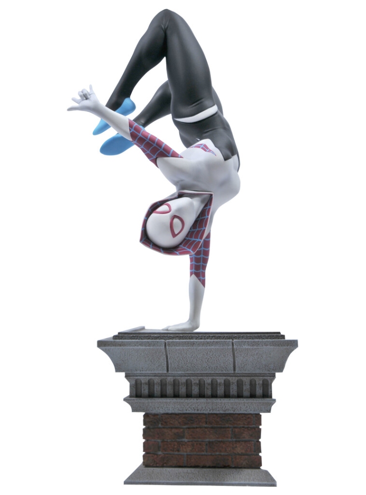 Figurina Diamond Marvel Gallery Handstand Spider Gwen