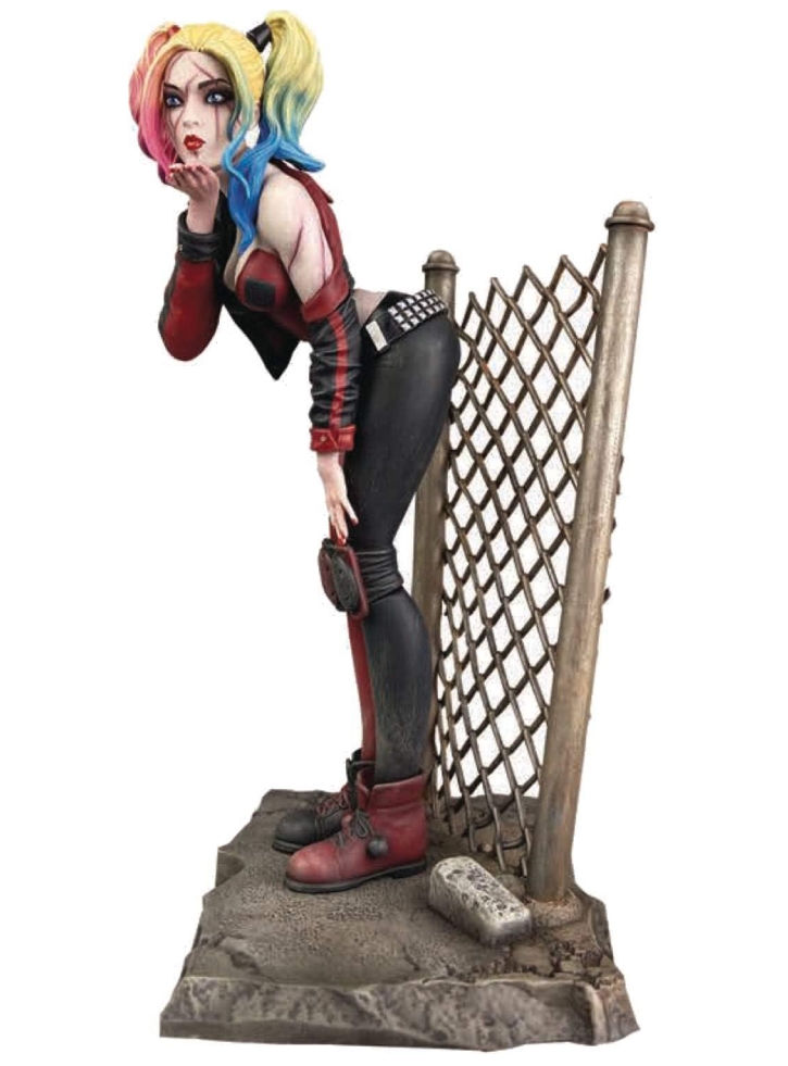 Figurina Diamond DC Gallery Dceased Harley Quinn 20cm