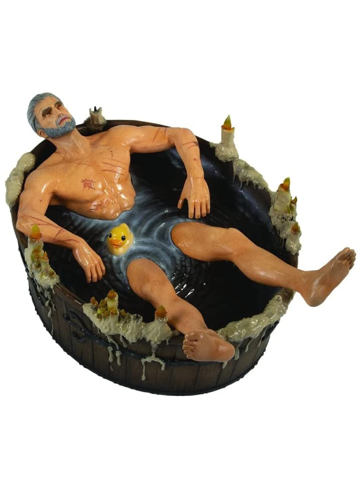 Figurina Dark Horse Premium The Witcher 3 Wild Hunt Geralt in the Bath