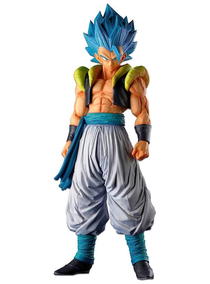 Figurina Banpresto Dragon Ball Super Broly Master Stars Piece The Gogeta The Brush Saiyan Blue 34cm (19992)