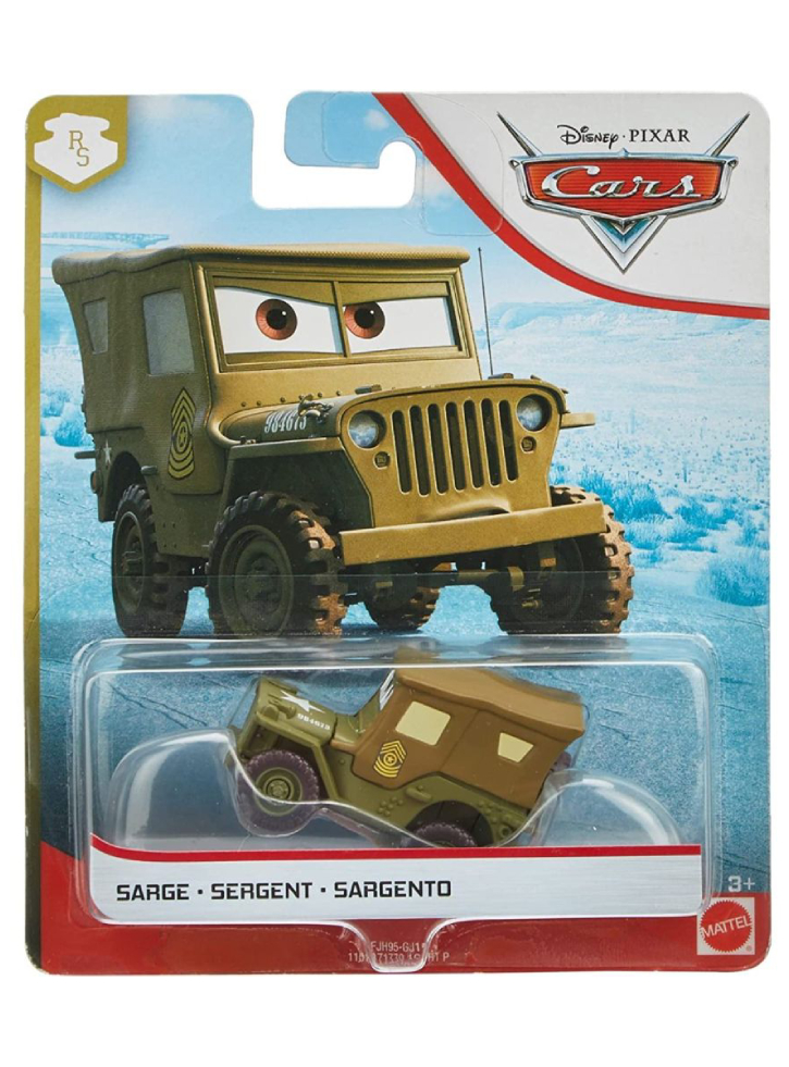 Masina Cars 3 Die Cast Sarge (FJH95)