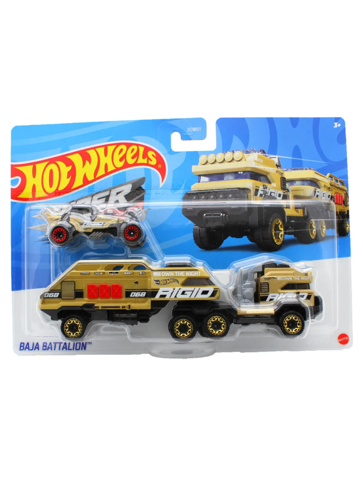 Hot Wheels Super Rigs Baja Battalion (HMF94)