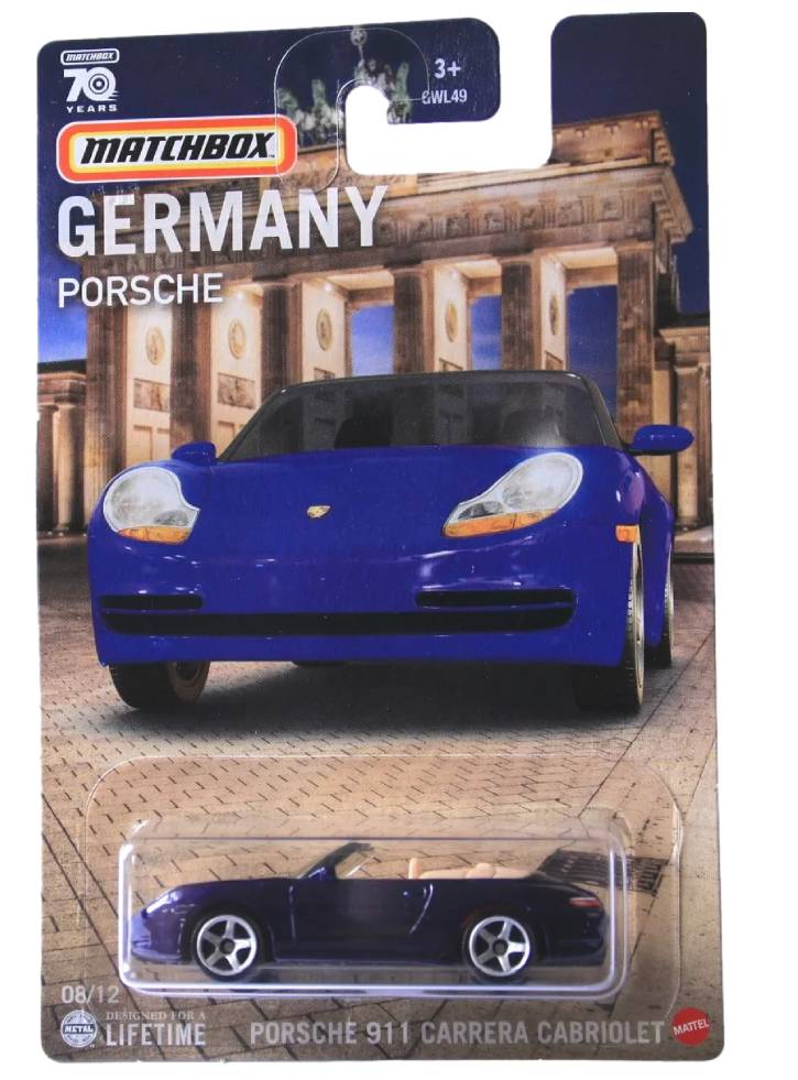 Matchbox Germany Porsche 911 Carrera Cabriolet (HPC63)
